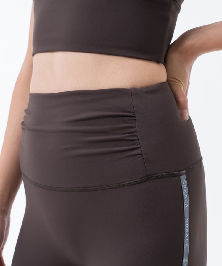 SUKALA】サイドロゴギャザーレギンス(XS・S・M・L・LLサイズ マゼンタ