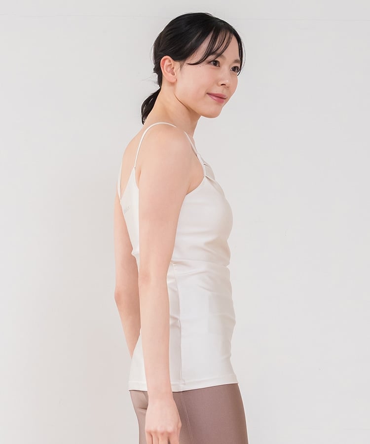 SUKALA】シャインストレッチアシンメトリーチュニック(XS・S・M・L