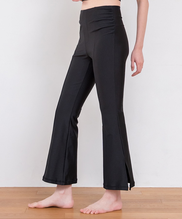 SUKALA】シャインストレッチフィットパンツ(Mサイズ ブラック