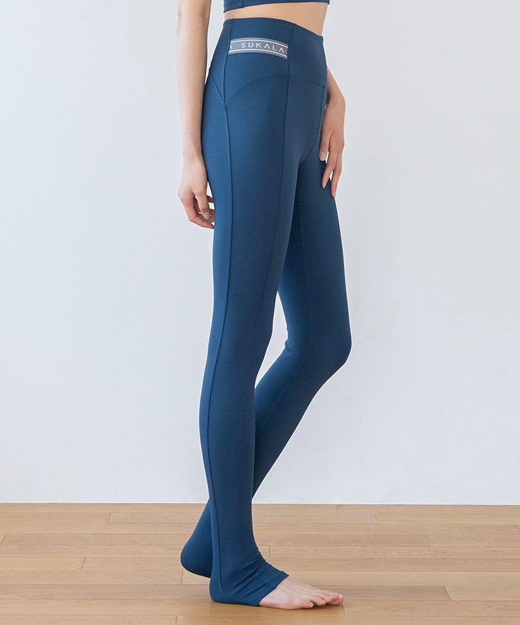 SUKALA】サイドベルトトレンカレギンス(XS・L・LLサイズ ネイビー