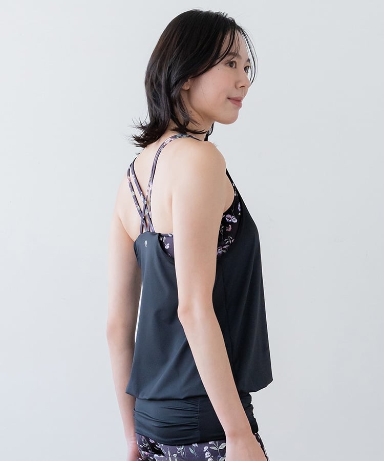 SUKALA】スプリングフラワーカバーキャミソール(XSサイズ パンジー