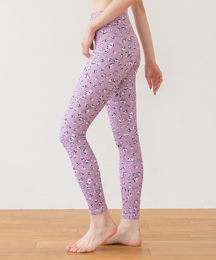 SUKALA】フラワープリントレギンス(XS・S・M・L・LLサイズ ダスティ