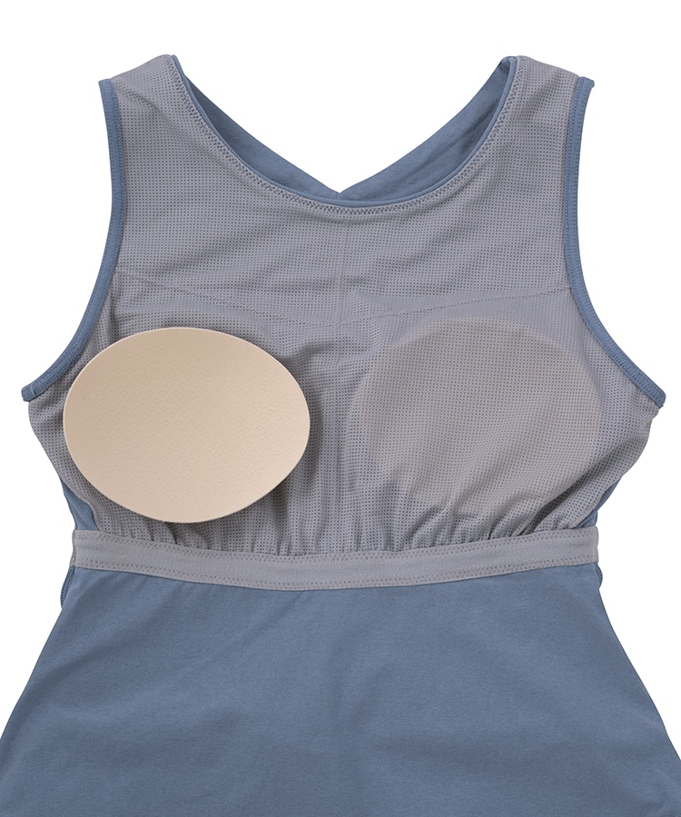 SUKALA】カップ付きフレアタンクトップ(XSサイズ ライラックピンク