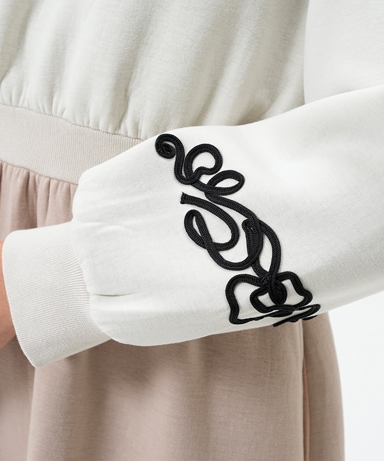 SUKALA】エアーカシュクールワンピース(M・Lサイズ チャコール