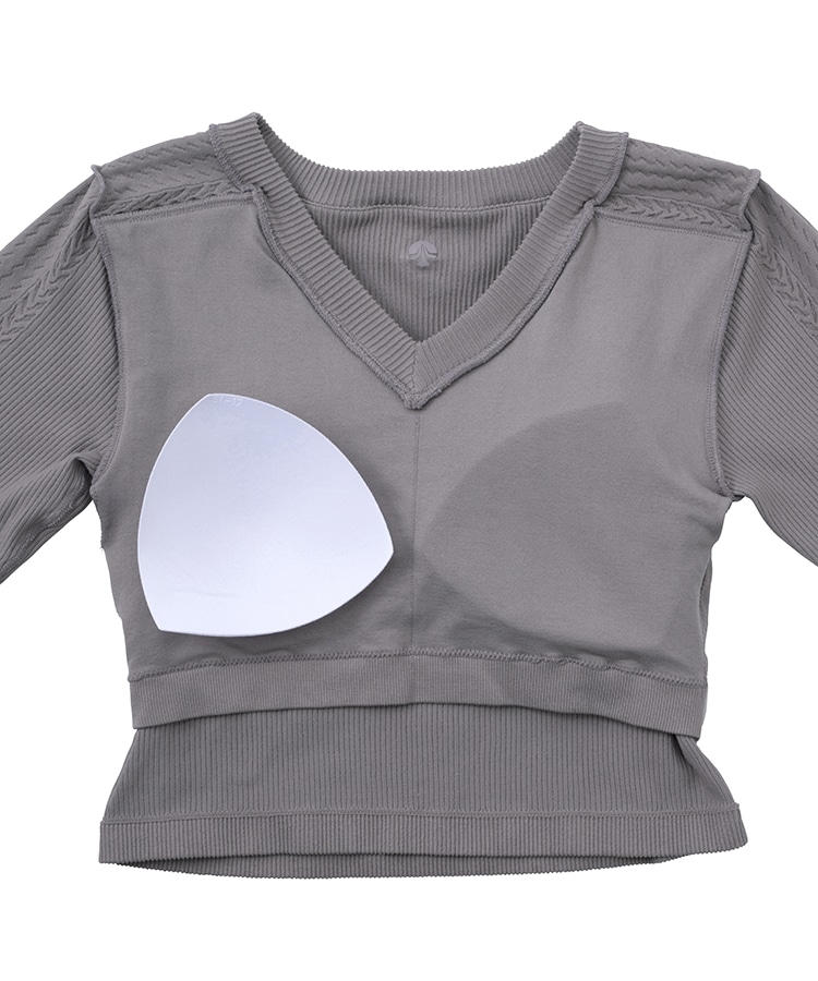 SUKALA】カップ付きアイビーエンブレムロングスリーブ(S・M・Lサイズ