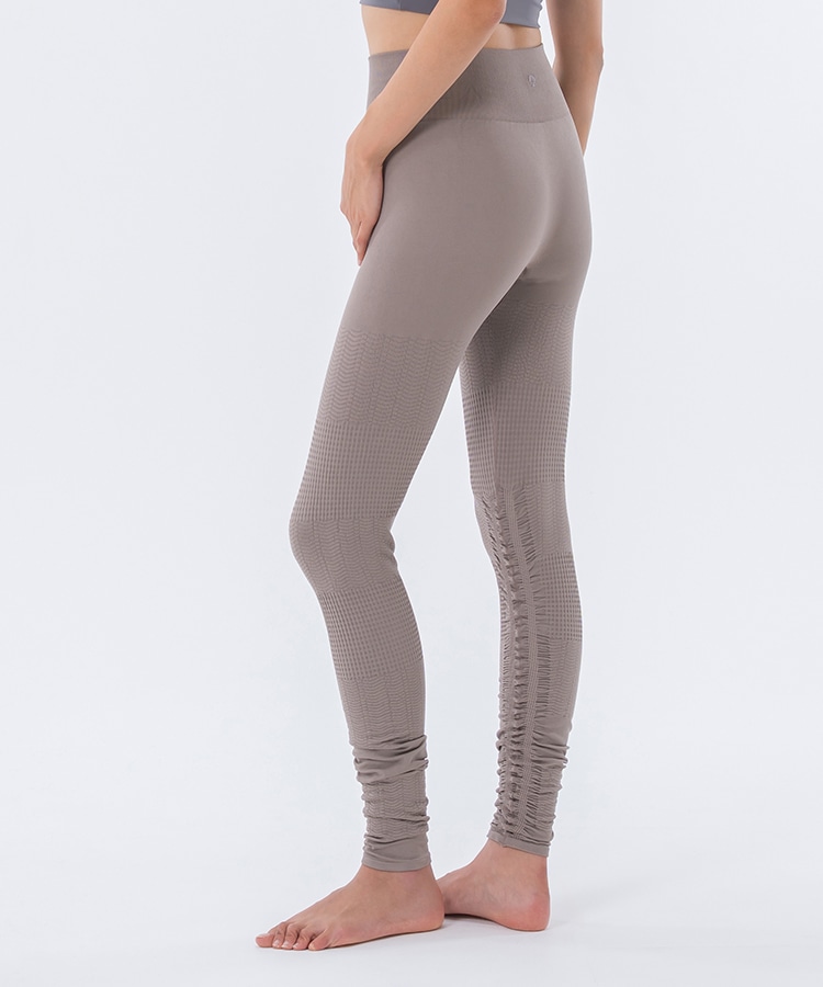 SUKALA】ルーシュドトレンカレギンス(S・M・Lサイズ ディープベージュ