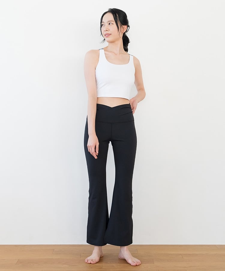 Sukala lavaブラックスカーラ Yストラップ ロゴ ブラトップ 黒 S