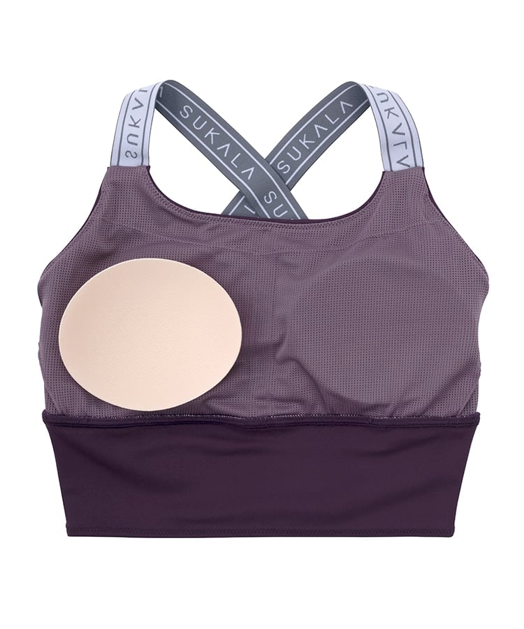 SUKALA】バッククロスロゴブラトップ(XS・S・Mサイズ ライトグリーン