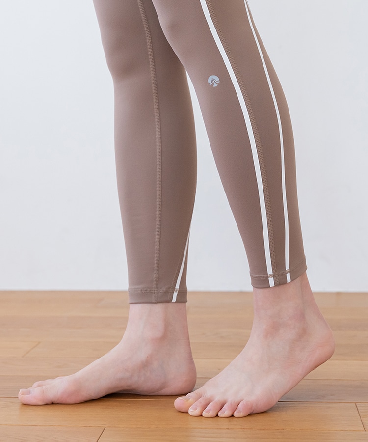 SUKALA】カラーラインレギンス(S・M・Lサイズ ネイビー・ブラウン