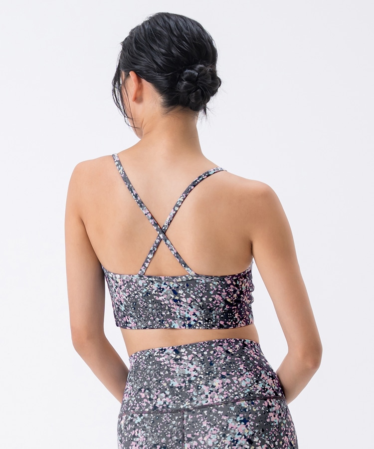 SUKALA】フロントギャザータンクトップ付きトリプルセットアップ(XS