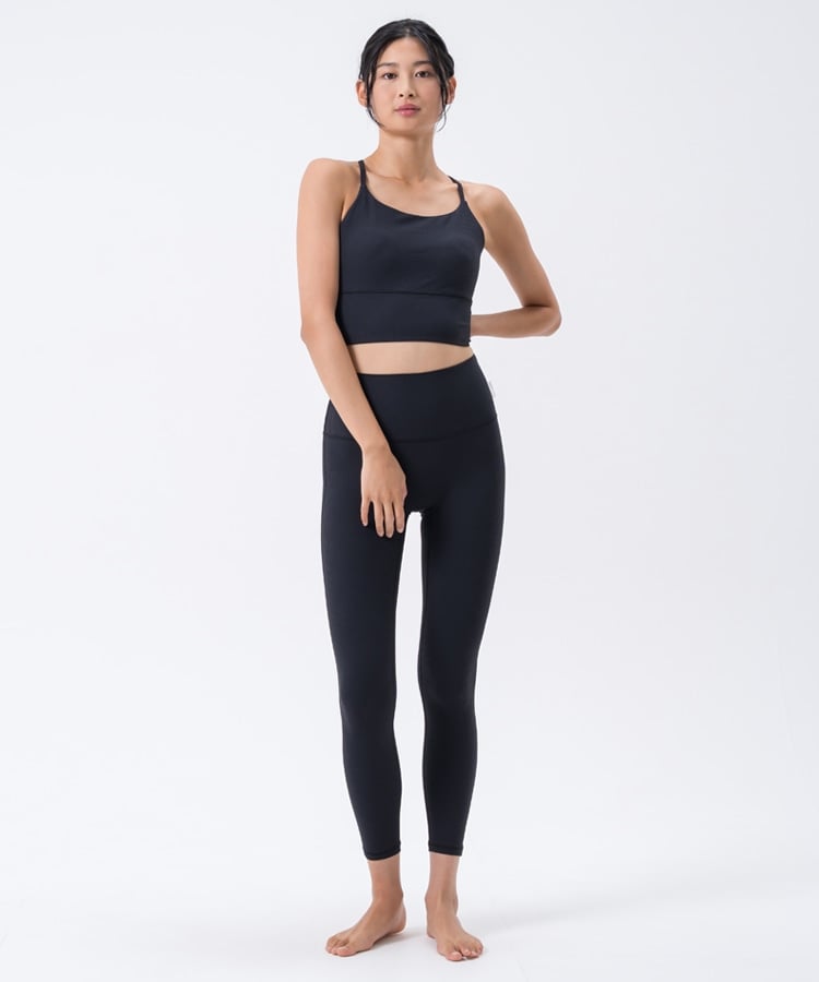 SUKALA】ベーシックリブアクティブレギンス(XS・Mサイズ ブラック