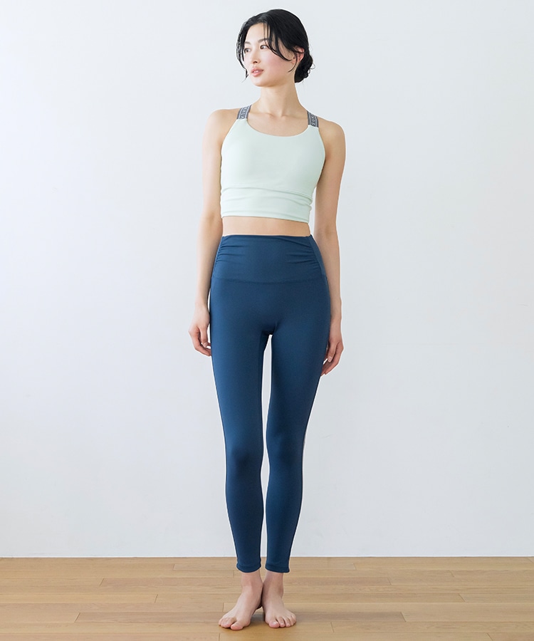 SUKALA】バッククロスロゴブラトップ(XS・S・Mサイズ ライトグリーン