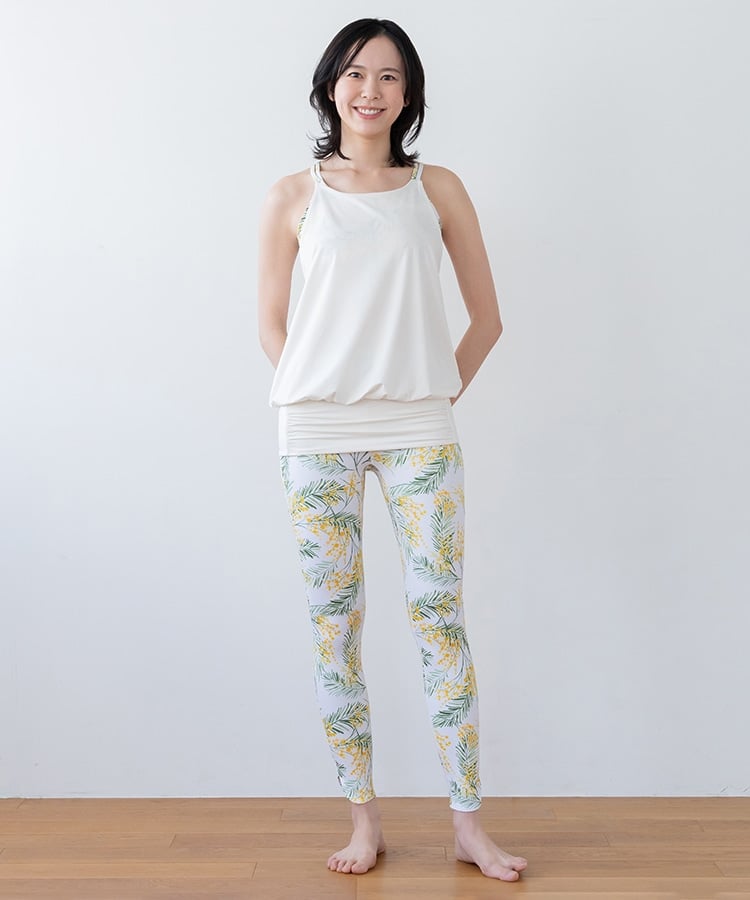 SUKALA】スプリングフラワーカバーキャミソール(XSサイズ パンジー