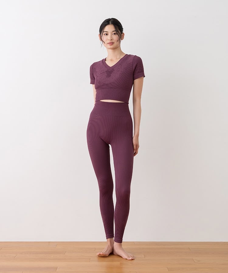 SUKALA】アクティブデイジートップス(XS・Sサイズ ライトベージュ