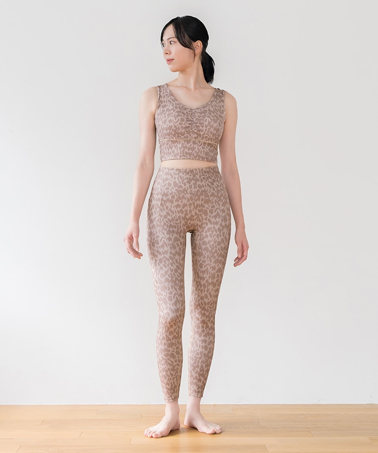 SUKALA】レオパードプリントレギンス(S・M・Lサイズ ピンクレオパード