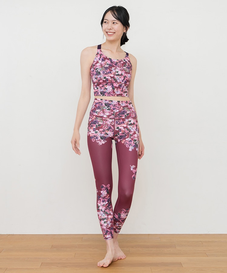 SUKALA】フルオブフラワークロスブラトップ(Sサイズ ブルー