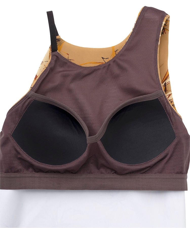 SUKALA】リブBigフラワープリントタンクトップ(XS・S・Mサイズ