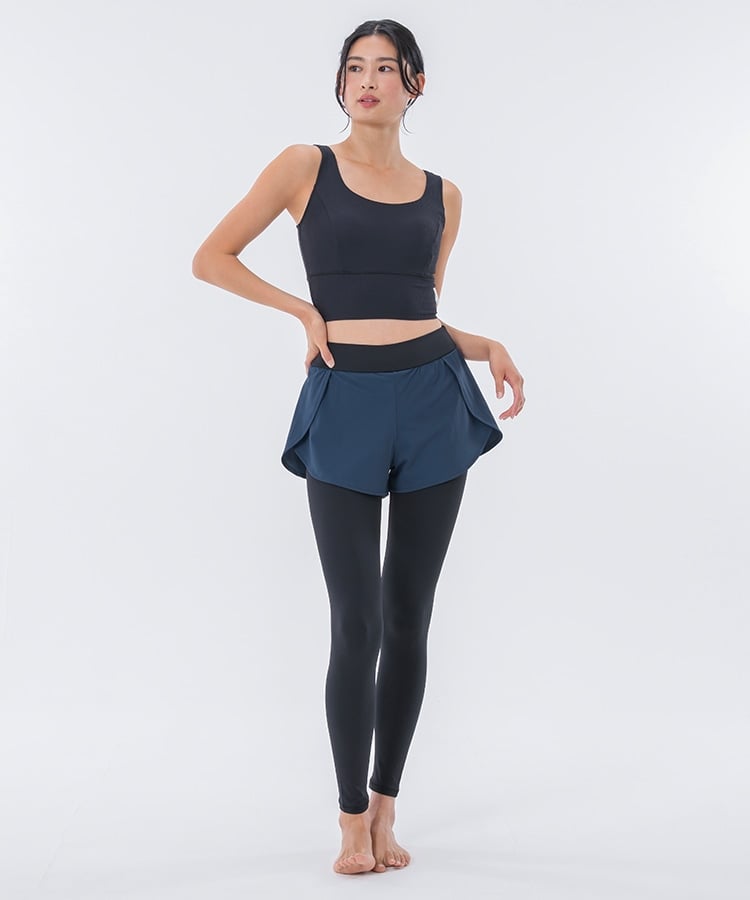 SUKALA レギンス オリーブグリーン ダークグリーン L ベーシック 無地