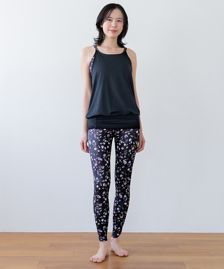 SUKALA】スプリングフラワーカバーキャミソール(XSサイズ パンジー