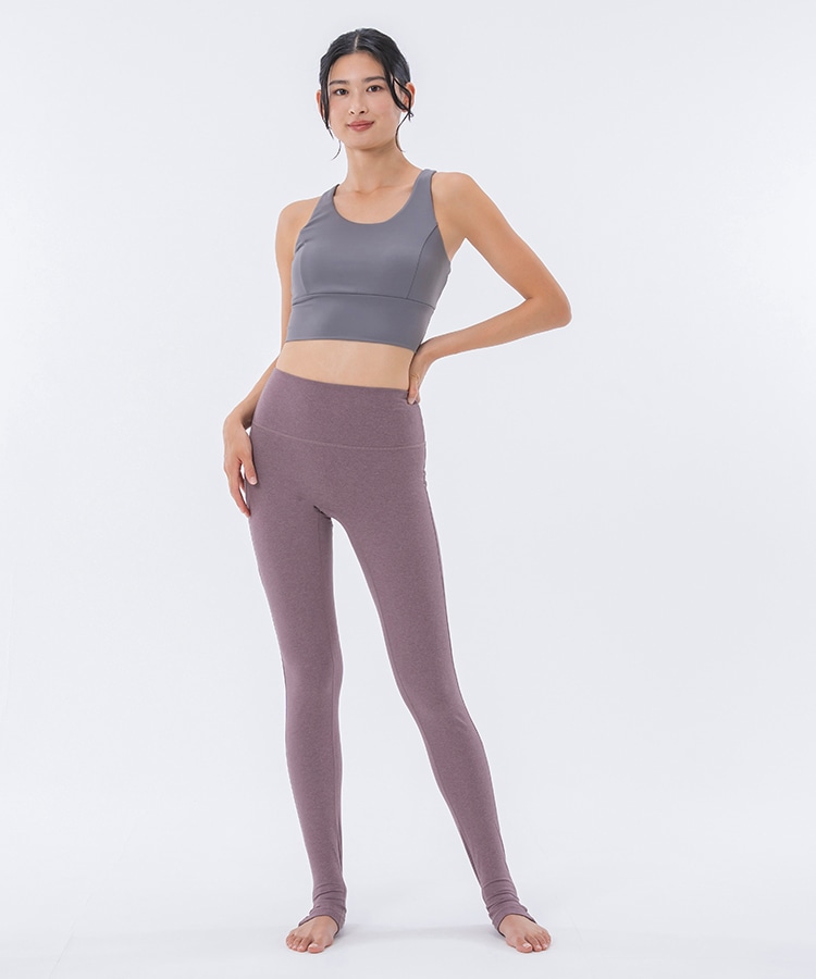 SUKALA】メランジトレンカレギンス(S・M・Lサイズ モカブラウン