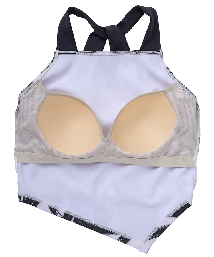 SUKALA】ハートプリントホルターネックブラトップ(XS・Sサイズ