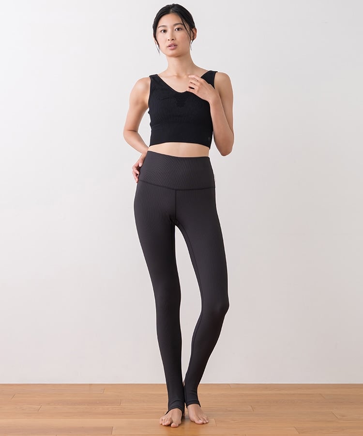 SUKALA】リブトレンカレギンス(XS・Sサイズ ネイビーブルー・ブラック