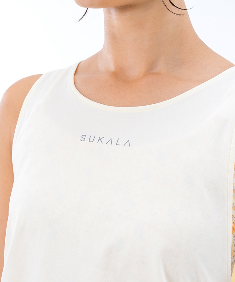 SUKALA】フラワーガーデンプリントセパレートタンクトップ(S・M・L