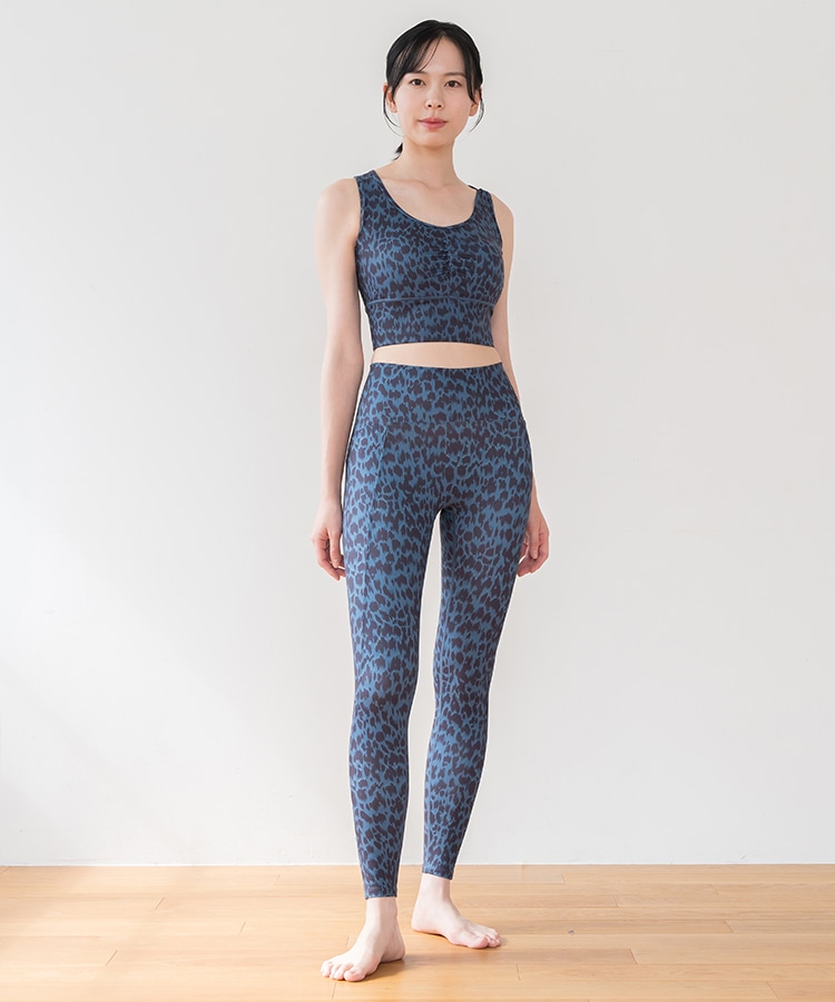 SUKALA】レオパードプリントレギンス(S・M・Lサイズ ピンクレオパード