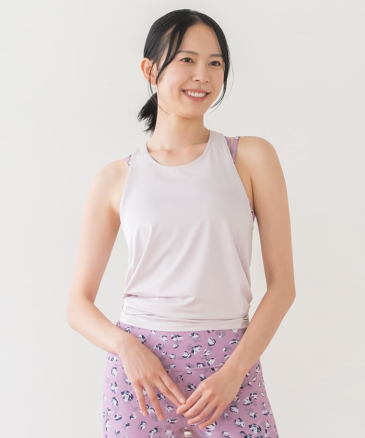 SUKALA】フラワープリントセパレートタンクトップ(XS・Sサイズ