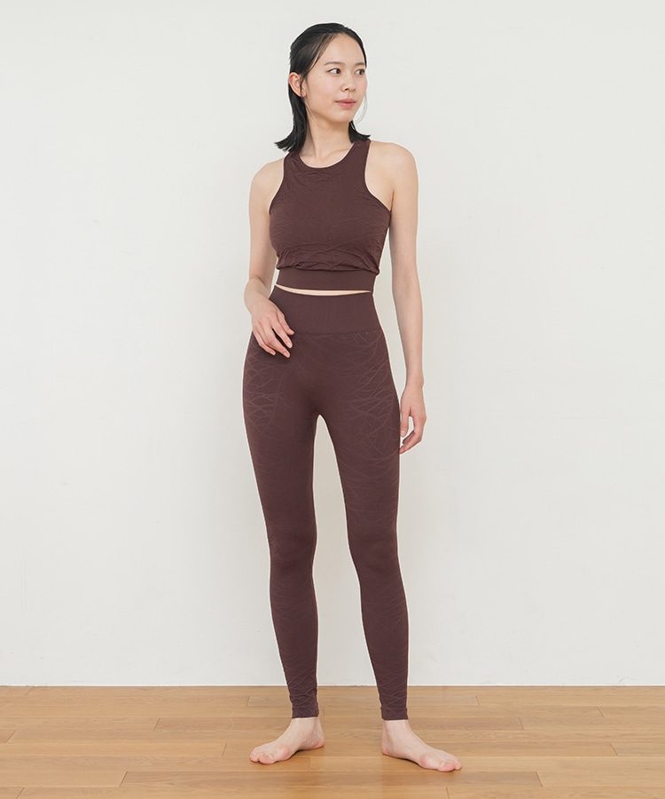 SUKALA】ジオメトリックアクティブレギンス(S・M・Lサイズ スモーク