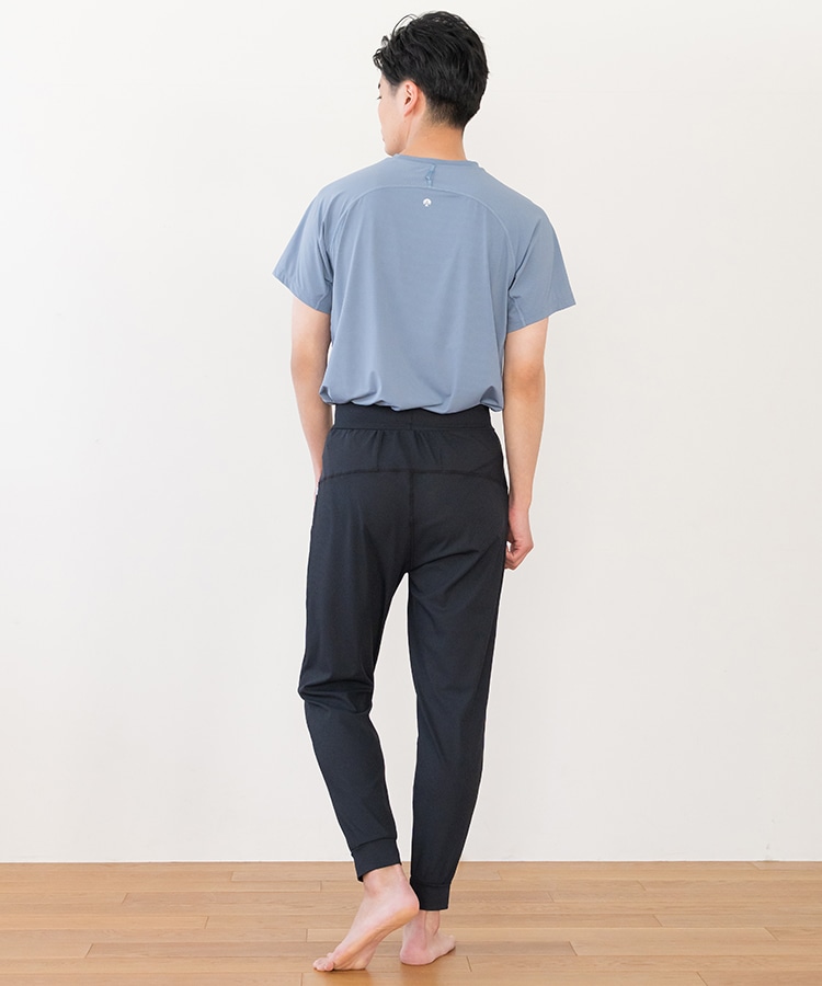 SUKALA】メンズリブヨギーパンツ(M・Lサイズ チャコールグレー