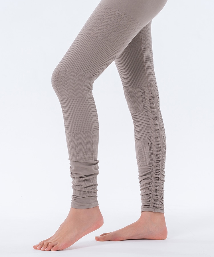 SUKALA】ルーシュドトレンカレギンス(S・M・Lサイズ ディープベージュ