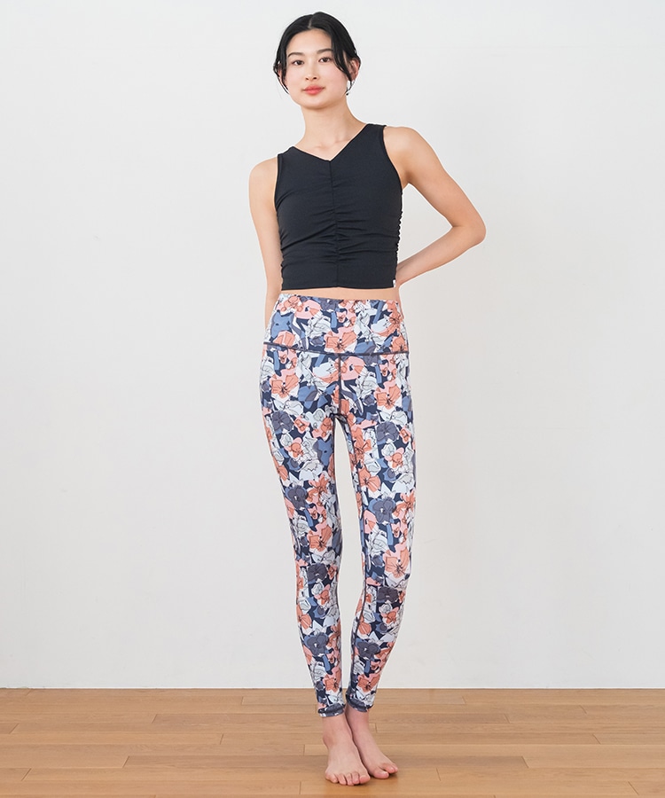 SUKALA】アメリカンスリーブギャザータンクトップ(XS・Sサイズ サンド