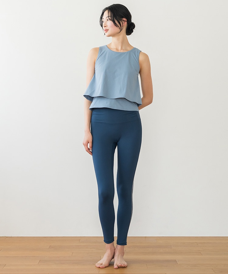 SUKALA】カップ付きフレアタンクトップ(XSサイズ ライラックピンク