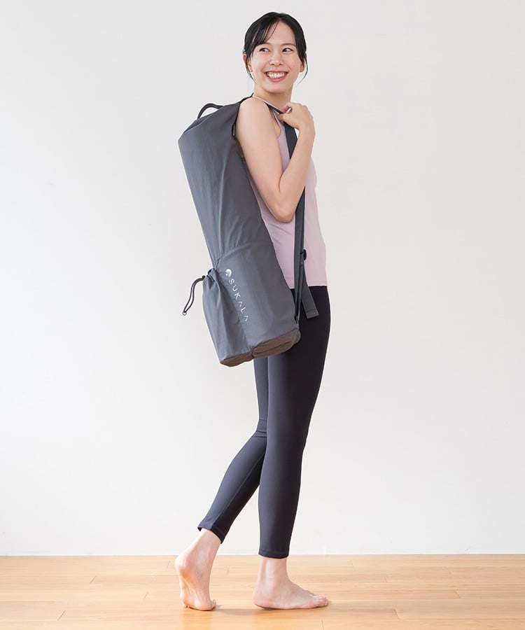 SUKALA】Yogi Mat Bag(キャメル・ラベンダー・チャコールグレー): ヨガ