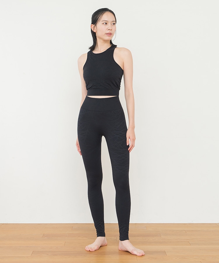 SUKALA】ジオメトリックアクティブブラトップ(Sサイズ スモークローズ