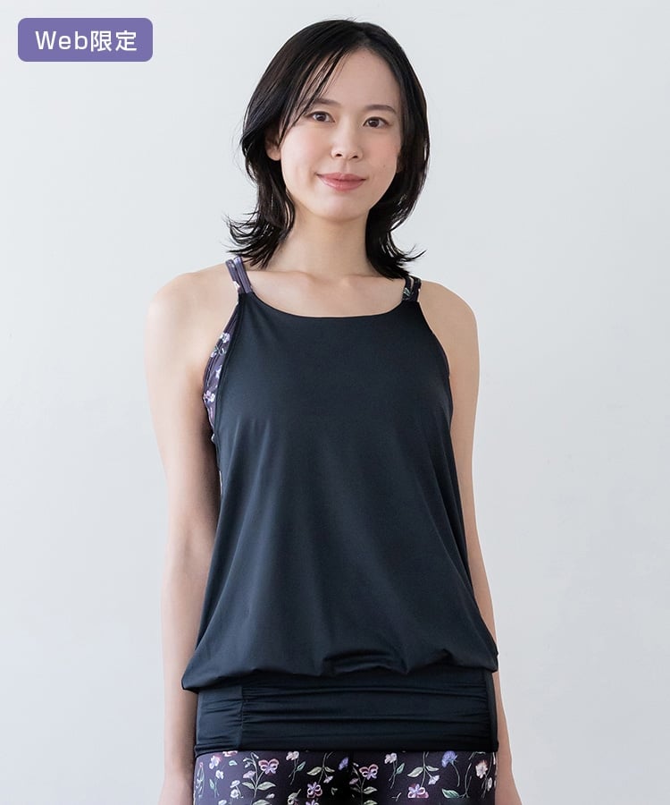 SUKALA】スプリングフラワーカバーキャミソール(XSサイズ パンジー