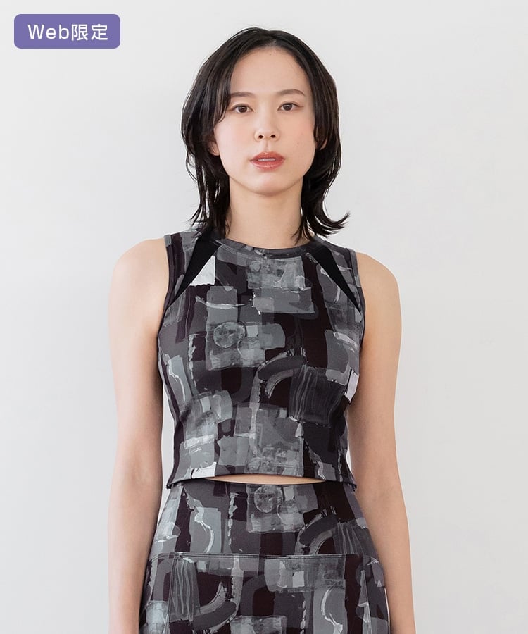 SUKALA】ミックスプリントブラタンクトップ(XS・S・M・Lサイズ