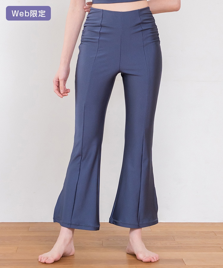 SUKALA】シャインストレッチフィットパンツ(M・L・LLサイズ スモーク