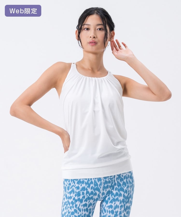 SUKALA】フロントギャザークロスキャミソール(S・M・Lサイズ オフ