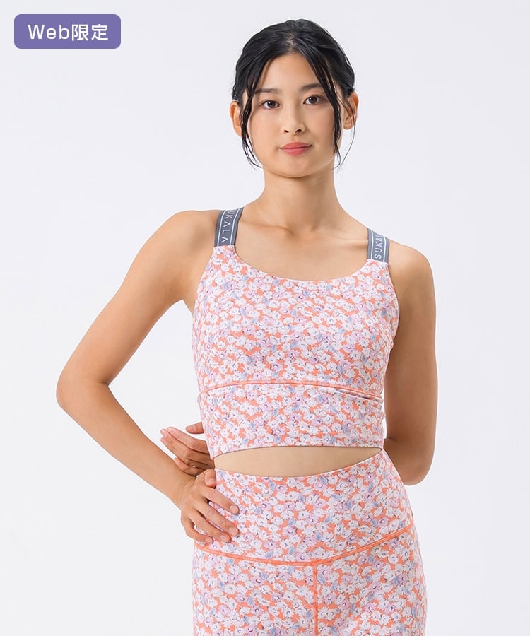 SUKALA LAVA フローラルプリント ヨガウェア オフショルダー SUKALA