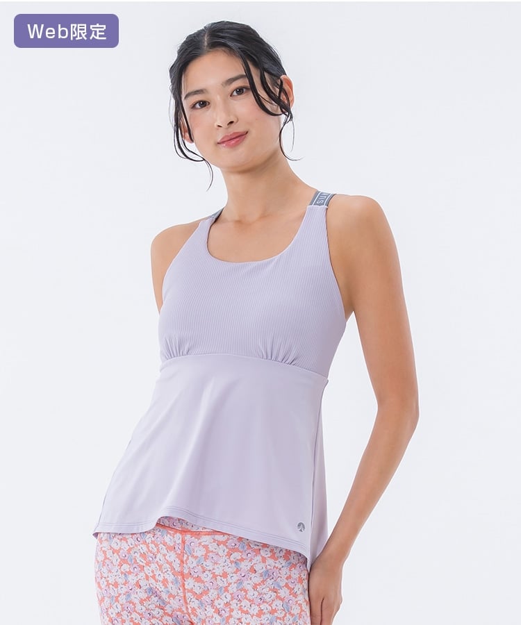 SUKALA】ベーシックバックフレアタンクトップ(S・M・L・LLサイズ