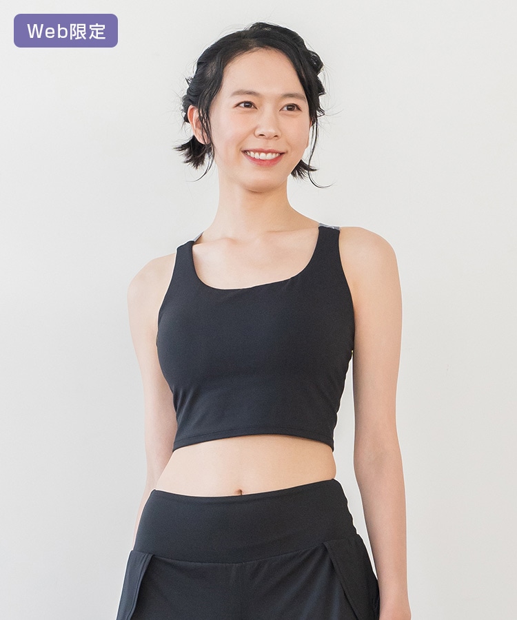 SUKALA】Yストラップロゴブラトップ(M・Lサイズ オフホワイト