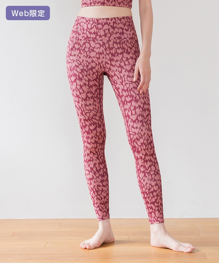 SUKALA】レオパードプリントレギンス(S・M・Lサイズ ピンクレオパード