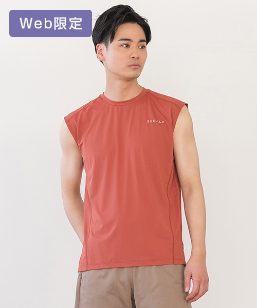 SUKALA】メンズメッシュアクティブノースリーブ(M・L・LLサイズ