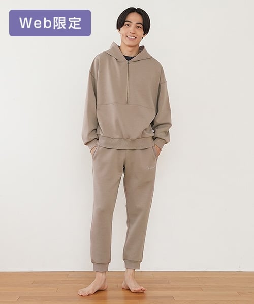 SUKALA】ダブルエアーメンズセットアップ(M・Lサイズ ライトブラウン