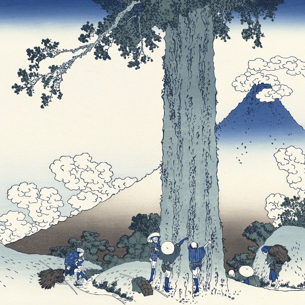Katsushika Hokusai（葛飾北斎） 葛飾北斎「富嶽三十六景 甲州三嶌越