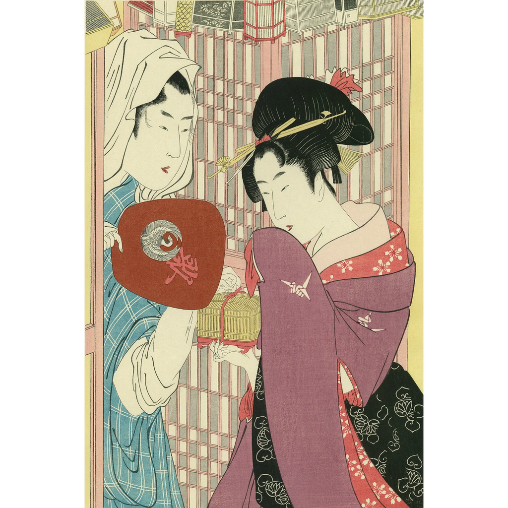 Kitagawa Utamaro（喜多川歌麿） 喜多川歌麿「虫売り」｜オンライン