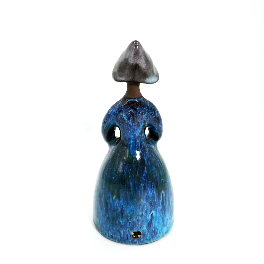 北欧 Jie Gantofta フィギュア フラワーガール オブジェ ブルー