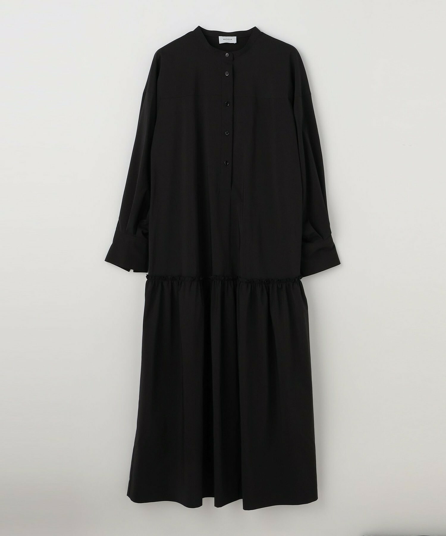 ナイロンタフタストレッチタックギャザーワンピース｜BIGI online